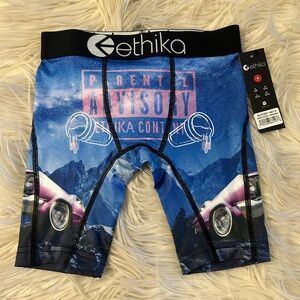 Boys Ethika Blue Graphic Boxer Briefs *